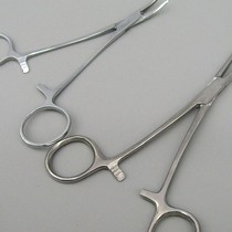 Experiment with stainless steel holder Needle Hemostatic Forceps Elbow Straight Head Pliers Vascular Pliers Pet Plucking