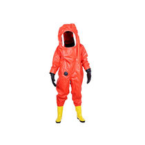 Novellion Fire Conjoined Chemical Suit Ammonia Acid and Alkali Resistant Poison Jacket Biochemical Heavy Body Fully Enclosed Rubber