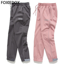 FOXIEDOX autumn and winter outdoor warm soft shell stormtrooper pants female waterproof windproof ski pants plus velvet fleece pants men
