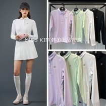 Korean FOOTJOY golf suit women 21 autumn golf Korean sports breathable lapel long sleeve T-shirt