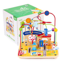 booby big city sit-around pearl 1-2-3-year-old male girl child preemental early to teach baby strabble toy