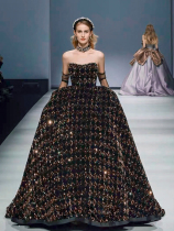 Alice Stars Air Rework < Sparkling Galaxy > Toast Bridal High-end Atmospheric Evening Gown Womens Conference Banquet