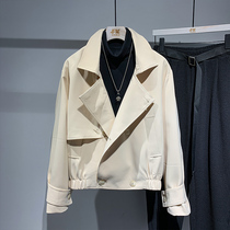 FX style mens short windbreaker 2021 autumn new high fashion niche design jacket sense coat mens tide