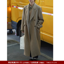 Nice people 100 wool virgin wool thickened sweater for a long coat in the coat winter