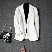 Labyrinth homemade professional temperament collection waist small suit jacket woman white western suit jacket 2022 spring new F552