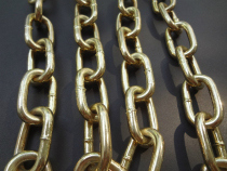 6MM thick gold chain headlight chain gold chain hardware gold decorative iron ring strip one meter