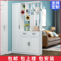 Entrance cabinet Shoe cabinet Living room screen partition Entry door room hall wine cabinet Modern simple European-style storage coat cabinet