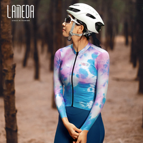 Lanpadda New paragraph Body Riding Suit Woman Long Sleeve Summer Spring Autumn Bike Road Mountain Bike Clothing
