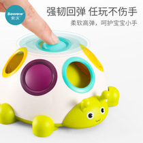 Baby finger beetle picking music pressing exercise hand grasping fine young logic baby early education interactive toy