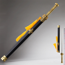 Han Jian Qin Jian Chinese classical sword handmade sword stainless steel sword self-defense short sword cold weapon props not opened blade