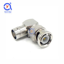 BNC male to female 90 degree pure copper BNC head BNC adapter male to female elbow surveillance video head L type