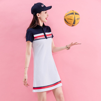 Golf clothes womens short-sleeved skirt suit summer Korean fashion Sports tennis baseball pants dress