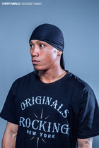 Taiwan underworld hip hop stretch black headscarf DU-RAG hip hop hip hop headscarf