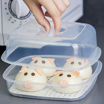 Special steamer for microwave oven hot steamed buns Steamed rice heating container steamed bowl multifunctional utensils