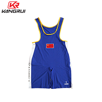 Kangrui one-piece weightlifting suit Mens and womens competitive competition training special clothes Adult one-piece suit brocade spandex weightlifting suit