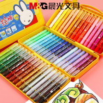 Morning light painted stick water soluble 24 color rotating crayon oil painting stick children 12 color 36 color box can be washed