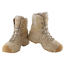 Tactical outdoor end Khaki Khaki tactical boots hiking combat boots long tube clay Sports military fans shoes
