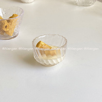 ins Japanese frosted glass small dish saucer sauce saucer sauce sauce dish Pickles Tomato vinegar dish