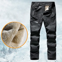 Roboro intelligent heated assault pants mens detachable lamb cashmere linings windproof waterproof trousers womens winter