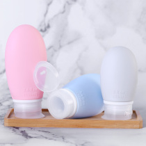 Cosmetics Travel Bottle shampoo shower gel soft silicone empty bottle set portable extruded emulsion bottle