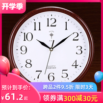 Polaris simple atmospheric Chinese silent electronic clock living room quartz clock art wall watch creative home wall clock