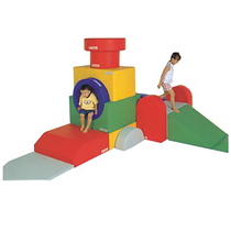 Early Education Center Toy locomotive combination Software Physical training Sensory integration equipment Climbing and sliding Tunnel Climbing slide