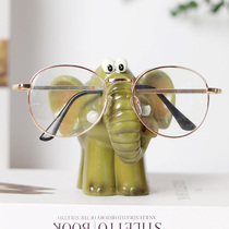 New creative fortune elephant glasses bracket ornaments glasses store decoration props display glasses display rack