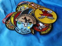 WW11 American embroidery badge HNA group bomber windbreaker jacket armband with adhesive on the back