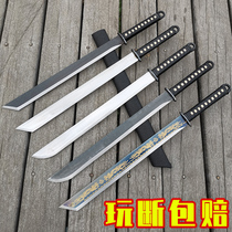 High manganese steel integrated knife self-defense weapon social knife Longquan City knife Tang Hengknife cold weapon large knife long knife not open blade