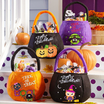 Halloween jewelry props childrens gift bag candy bag for sugar bag small gift pumpkin bag handbag creative