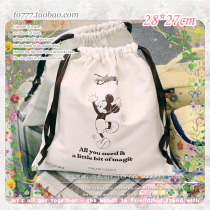 With Light Peers EXPORT ISLAND NATION DAY SINGLE INSIDE CLOTHING BAG TRAVEL BUNDLE POCKET CUTE DRAW ROPE BAG CARTOON CASHIER BAG