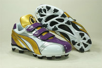 Baseball shoes Softball shoes Artificial lawn suitable for rubber nail bottom purple and white pop color baseball and softball shoes
