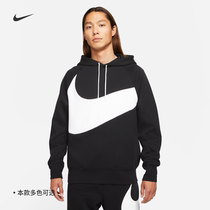 Nike Nike Official Men's Turtleneck Hoodie New Fall Winter Wear Knitted Casual Splicing Embroidery DD8223