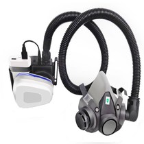 Kangben electric air supply gas mask 6200 with 6001 filter box to prevent formaldehyde chemical gas welding smoke and dust