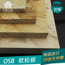 18mm German imported Egg SB board E0 grade European pine board directional particle board Opine board furniture board formaldehyde-free