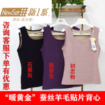 New One Department YH68785 New 1 Faculty Ms warm gold Thickened Warm Silk Wool V Collar Bottom Vest Plus Fleece