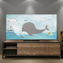 LCD TV dust cover TV cover TV cloth dust cloth dust cover cover household 55 inch cover towel