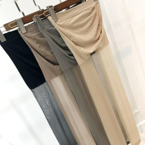 2021 summer new U-shaped extra-grade 8D core silk pantyhose for pregnant women