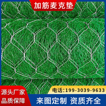 Factory direct polypropylene reinforced Mike Mat river control slope protection soil net geomaternet mat green shore mat customization