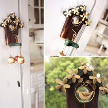 Solid Wood Creative Bronze Bell Hanging Bedroom Hanging Home Childrens Love Birthday Gift Anti-theft Bell
