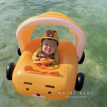 South Korea ins children car swimming ring baby cartoon safety seat baby armpit life-saving float ring 1-3-6 years old