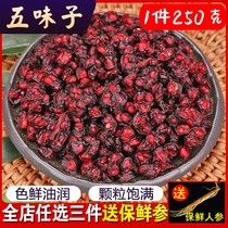 Schisandra 250g Changbai Mountain North Schisandra Tea New Oil Seed Tea Liquor Chinese Medicinal Materials Non 500g