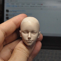1 6 head carving quiet dog beauty soldier white model hair transplant version soldier accessories