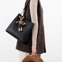 French official carting Koko ~ French fashion leather bucket bag shoulder shoulder bag commuter bag