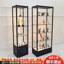 Hand-held Display Cabinet glass cabinet cosmetics gift cabinet home Toy model showcase transparent Lego display cabinet
