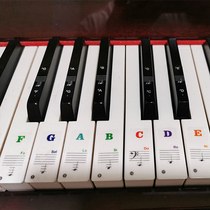Piano keyboard stickers 88 61 54 49 keys keyboard hand roll piano staff key label key stickers