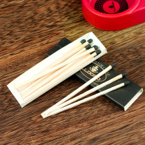 LUXFO Langyou black business cigar pipe match 10CM cedar wood special extended long matches 10 small boxes