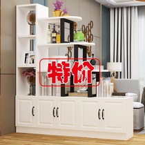Home entrance cabinet shoe cabinet integrated modern minimalist wine cabinet screen decoration multi-function shelf living room partition cabinet