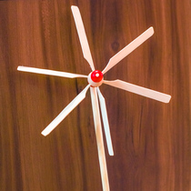 Traditional toy bamboo windmill diy educational toy bamboo wood toy nostalgic wooden windmill model