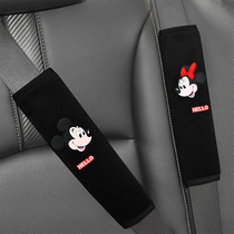 Car seat belt shoulder cover cute car safety belt interior protection cover extended car interior decoration set